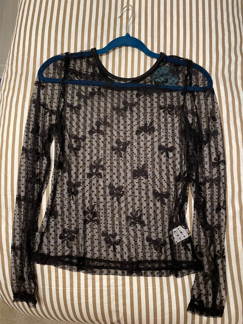 Betty Bow Lace Top