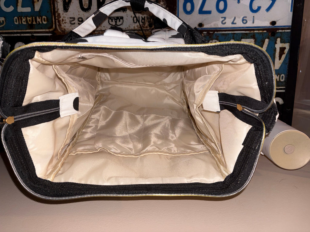 Cow Print Backpack