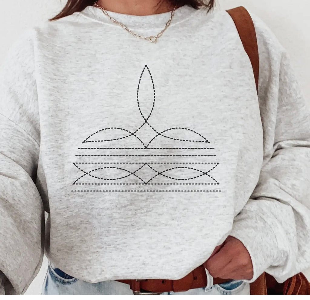 Boot Stitch Crewneck Sweatshirt