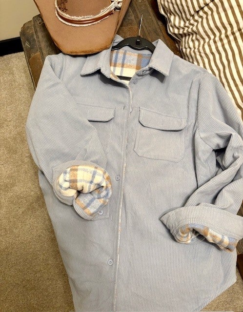 Reversible Plaid Shacket