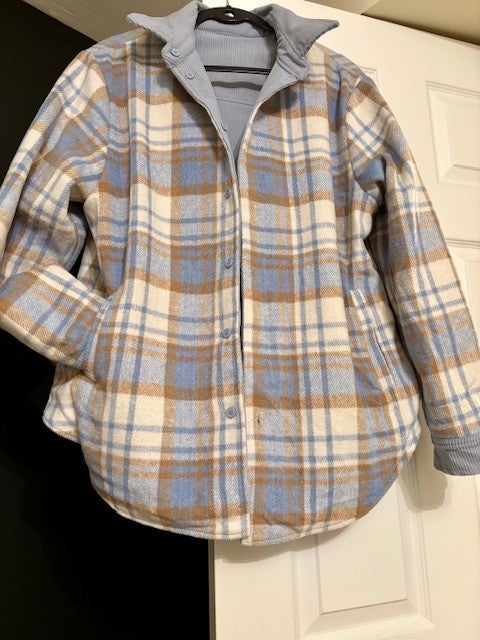 Reversible Plaid Shacket