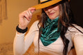 Teal Desert Code Wild Rag
