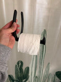 Horseshoe Toilet Paper Holder