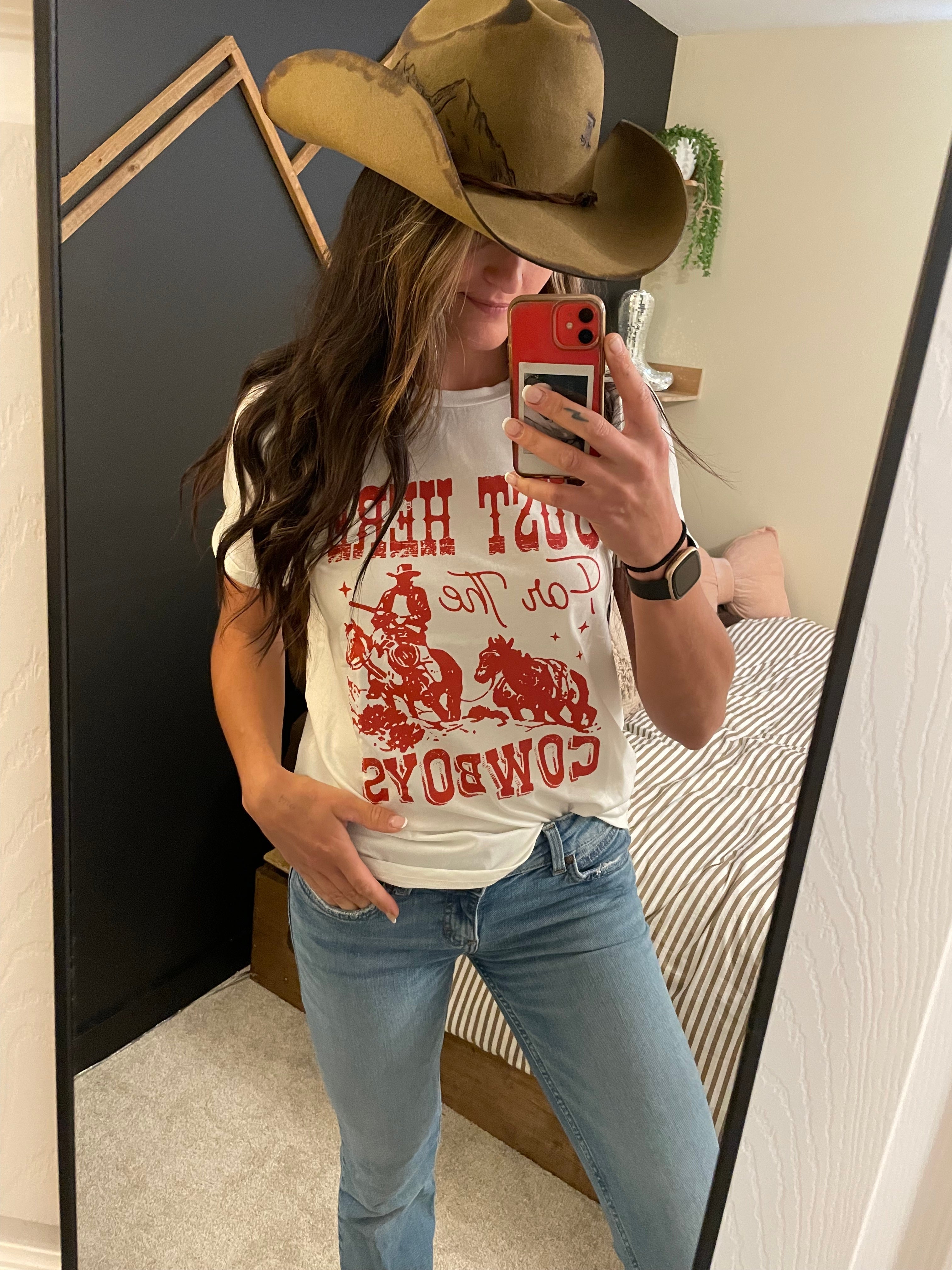 Here for the Cowboys Tee