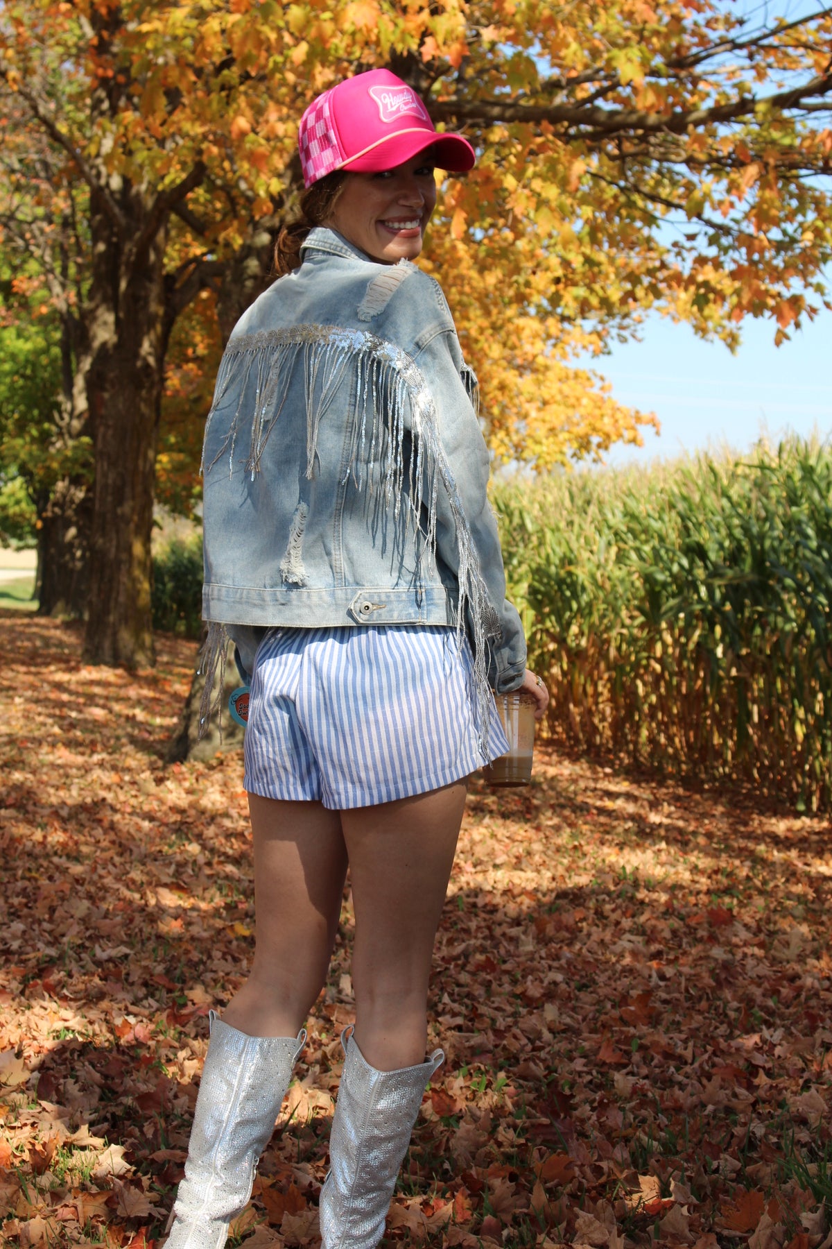 Fringe Denim Jacket